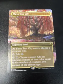 Three Tree City (Borderless) (0339) Bloomburrow Regular - Image 1