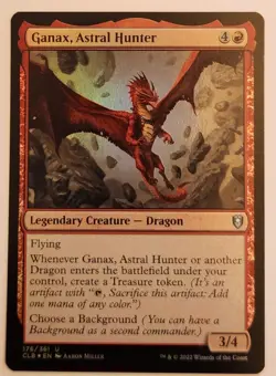 Ganax, Astral Hunter Commander Legends: Battle for Baldur's Gate Foil #176 - Image 1