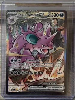 Pokemon TCG Team Rocket’s Nidoking EX 233/182 Destined Rivals SIR - Image 1