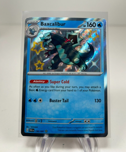 Baxcalibur - 130/091 - Pokemon Paldean Fates Shiny Rare Card NM - Image 1