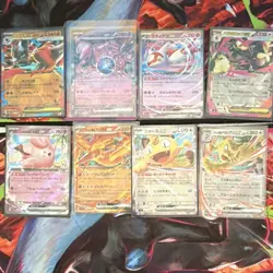 Nintendo Pokemon TCG Japanese EX Full Art Holo Card Lot Mewtwo Latias 8 Cards - Image 1