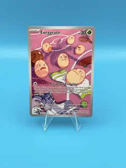 Pokemon Exeggcute TCG Holo Rare Card 192/191 Sv08: Surging Sparks Illustration - Image 1