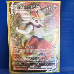 Pokemon Cinderace VMAX 320 HP Holo Ultra Rare 019/072 Rebel Clash - Image 1