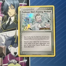 Pokemon Professor Elm's Training Method 79/101 Ex Dragon Frontiers Reverse Holo - Image 1