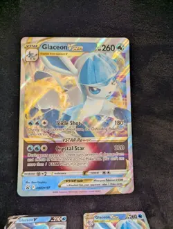 Sale Pokemon TCG: Glaceon Oversized Card with 2 Standard Cards See Details Below - Image 3