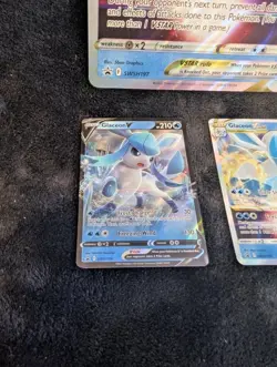 Sale Pokemon TCG: Glaceon Oversized Card with 2 Standard Cards See Details Below - Image 5
