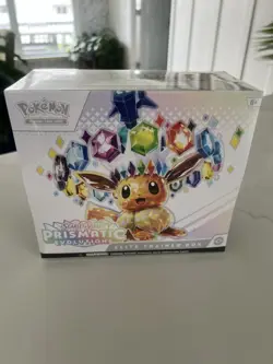 Pokemon TCG Prismatic Evolutions ETB Elite Trainer Box Brand New Factory Sealed - Image 1