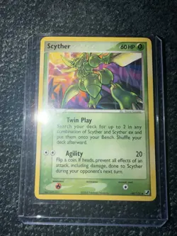 Pokemon Scyther 46/115 EX Unseen Forces Regular Uncommon Card 2005 - Image 1