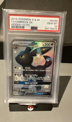 Pokemon Umbreon GX SV69 PSA 10 Hidden Fates - Rare - Image 1