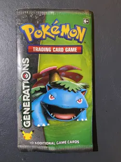 EMPTY Pokemon Generations M MEGA VENUSAUR EX Booster Pack XY - Image 1