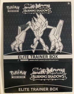 Pokemon Sun Noon Burning Shadows ETB Poster Sleeve ONLY - Image 1