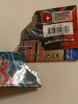 EMPTY Pokemon XY Base M MEGA VENUSAUR Booster Pack TORN DAMAGED - Image 2