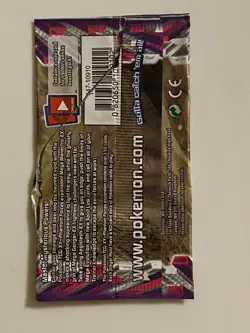 EMPTY Pokemon XY Phantom Forces AEGISLASH Booster Pack TORN BACK - Image 2