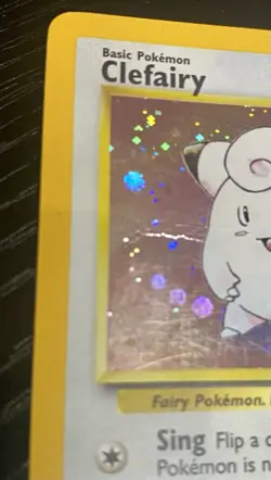 Pokemon TCG Clefairy Holo 6/130 Base Set 2 Unlimited Rare WOTC Vintage - Image 5