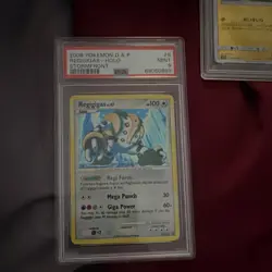 Pokemon Regigigas 9/100 Stormfront Holo Rare Basic HP 100 English 2008 PSA 9 - Image 1