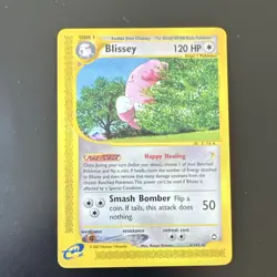 Pokemon Blissey 006/147 Aquapolis Rare Regular Stage 1 120HP Smash Bomber Kimura - Image 1