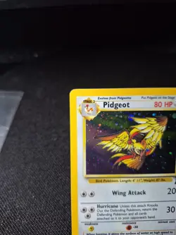 Pokemon Pidgeot TCG Base Set 2 Holo Unlimited Rare Card 14/130 NM Condition - Image 3
