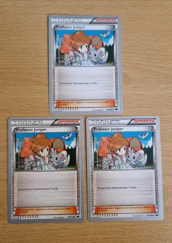 Pokemon TCG Dark Explorers World Championship 2014 Bundle Professor Juniper x3 - Image 1