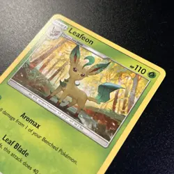 Leafeon SM237 Black Star PROMO Non-Holo Pokemon Card Near Mint NM - Image 2