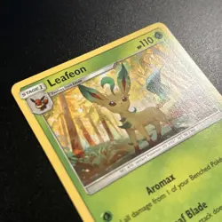 Leafeon SM237 Black Star PROMO Non-Holo Pokemon Card Near Mint NM - Image 4