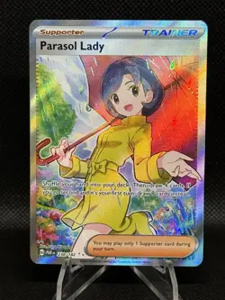 Pokemon Trainer Parasol Lady Paradox Rift 238/182 Ultra Rare - Image 1