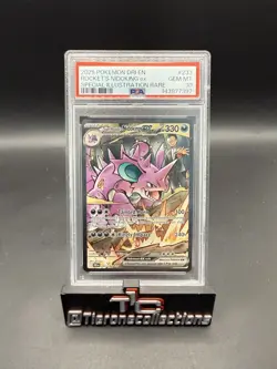 2025 POKEMON DRI SPECIAL ILLUSTRATION RARE #233 TEAM ROCKET'S NIDOKING EX PSA 10 - Image 1
