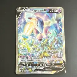 Pokemon Galarian Rapidash V 168/198 Chilling Reign Ultra Rare 210HP Holo - Image 1
