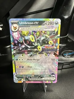 Pokemon TCG Prismatic Evolutions Umbreon ex #060/131 Stamped Promo NM - Image 1