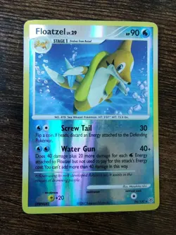 Floatzel 26/130 Diamond & Pearl Base Set Pokemon Reverse Holo - Image 1