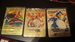 Charizard VMAX Gold Metal PokÃ©mon Card-Collectible Gift Displayï¼COOL! - Image 1