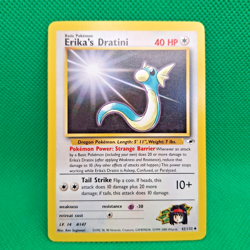 Erika's Dratini 42/132 Gym Heroes WotC Pokemon TCG LP - Image 1