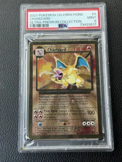 Pokemon Charizard Celebrations Ultra-Premium Collection Promo Foil PSA 9 #4 - Image 3