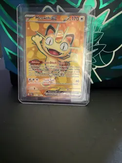 Pokemon TCG Meowth ex 107/088 Pokemon GO Holo Ultra Rare English 170 HP - Image 1
