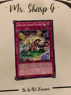 AND THE BAND PLAYED ON - 1st EDITION PRIO-EN079 ENGLISH Yu-Gi-Oh! CARD COMMON - Image 3