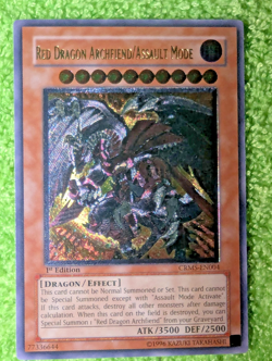 Yugioh -Red Dragon Archfiend/Assault Mode CRMS-EN004 Ultimate Rare 1st Ed - Image 2