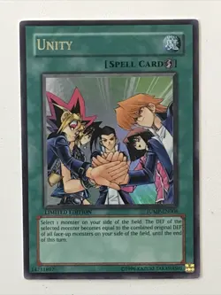 Yu-Gi-Oh! “UNITY” Ultra Rare Limited Ed Shonen Jump Promo JUMP-EN006 NM - Image 1