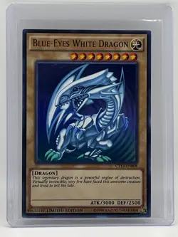 Yugioh-Blue-Eyes White Dragon-Ultra Rare-Limited Edition-CT13 EN008 (LP) NM - Image 1