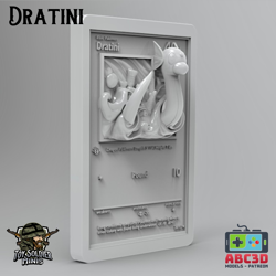 Pokemon 3D Printed Card - DRATINI - Image 1