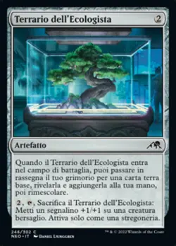 MTG Magic NEO Kamigawa Neon Dynasty - 1x ITA NM 246 C Terrario dell'Ecologista - Image 1