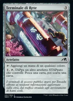 MTG Magic NEO Kamigawa Neon Dynasty - 1x ITA NM 251 C Terminale di Rete - Image 1