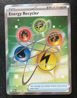 Energy Recycler Trainer Card 108/088 Perfect Order POR Pokemon TCG Ultra Rare - Image 1