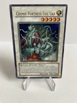 Cosmic Fortress Gol'Gar CRMS-EN044 Crimson Crisis-1st Edition 1st Edition LP - Image 3