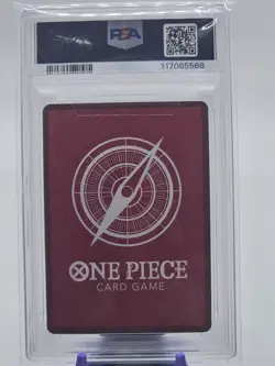 PSA 10 One Piece CCG Trafalgar Law Royal Blood Foil OP10-022 Alt Art Leader - Image 2