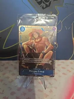 One Piece TCG: Portgas D. Ace P-074 Promo Tin Pack Set Vol. 2 SEALED English - Image 1
