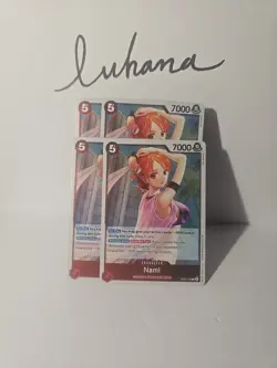 4X Nami EB03-006 Extra Booster: One Piece Heroines Edition Rare Playset - Image 1