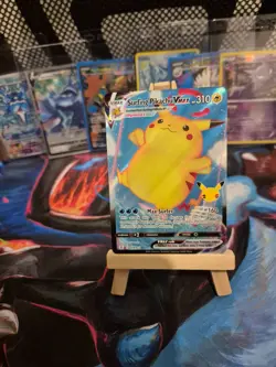 Surfing Pikachu Vmax - Celebrations 25th 009/025 - Full Art Rare Pokemon Card - Image 2