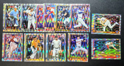 2025 Topps Chrome & Update MLB Lot of 199 Cards Wave,Xfractors,Prism,Refractors - Image 4