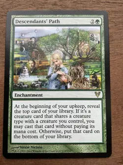 Descendants' Path NM MTG Magic AVR Avacyn Restored Kindred Commander EDH - Image 1