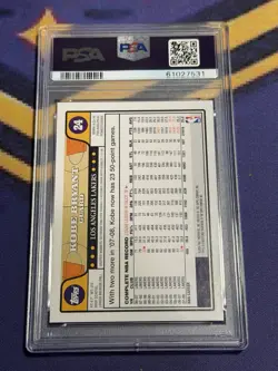 2008-09 Kobe Bryant PSA 9 Topps Basketball #24 W/ LeBron James Iconic Pose 🐐 - Image 2
