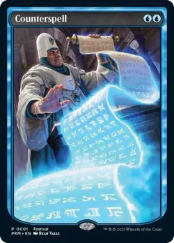 MTG - Counterspell - Textless - Magicfest Promo - Non Foil - NM - Image 1